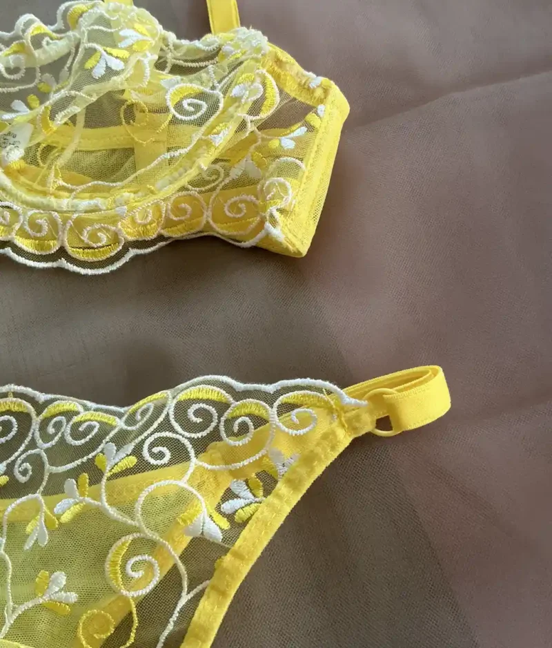 Sunlit Lace Bralet Set