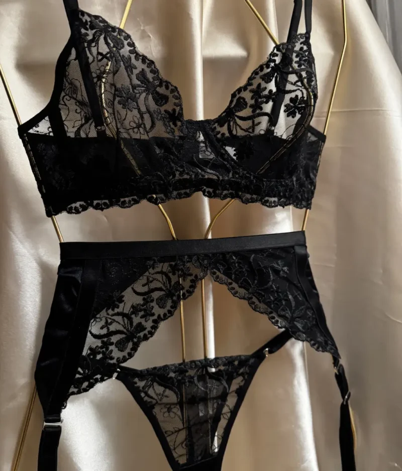 Velour Obsession Jartiyer Takımı